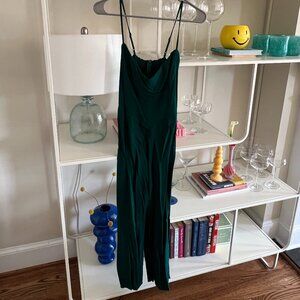 Reformation Green Jumpsuit